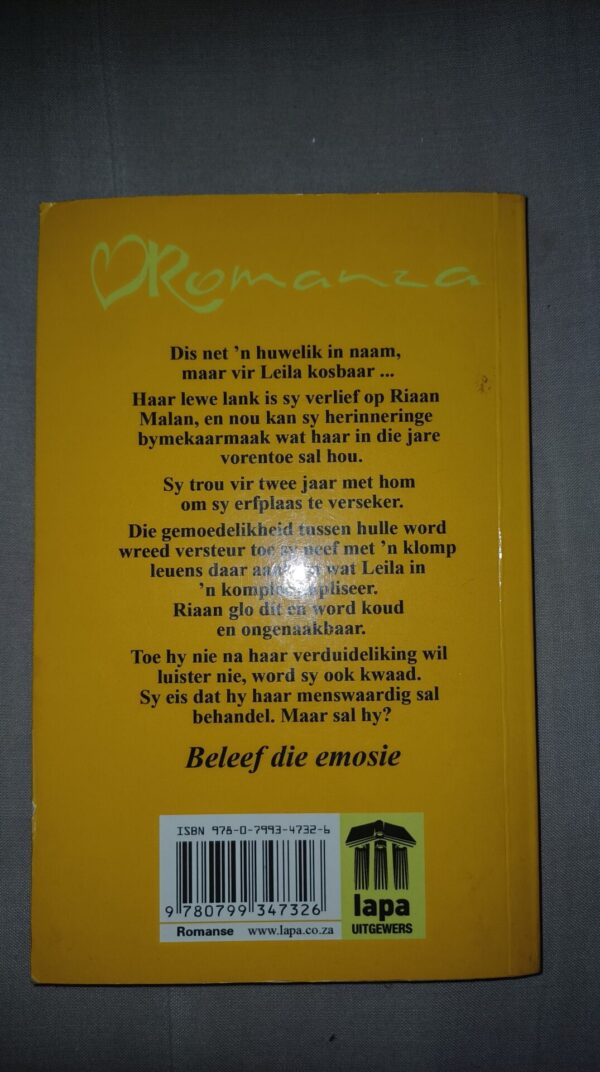 Bruid vir Soetvlei_back Bruid Vir Soetvlei – Sarah Du Pisanie secondhand book