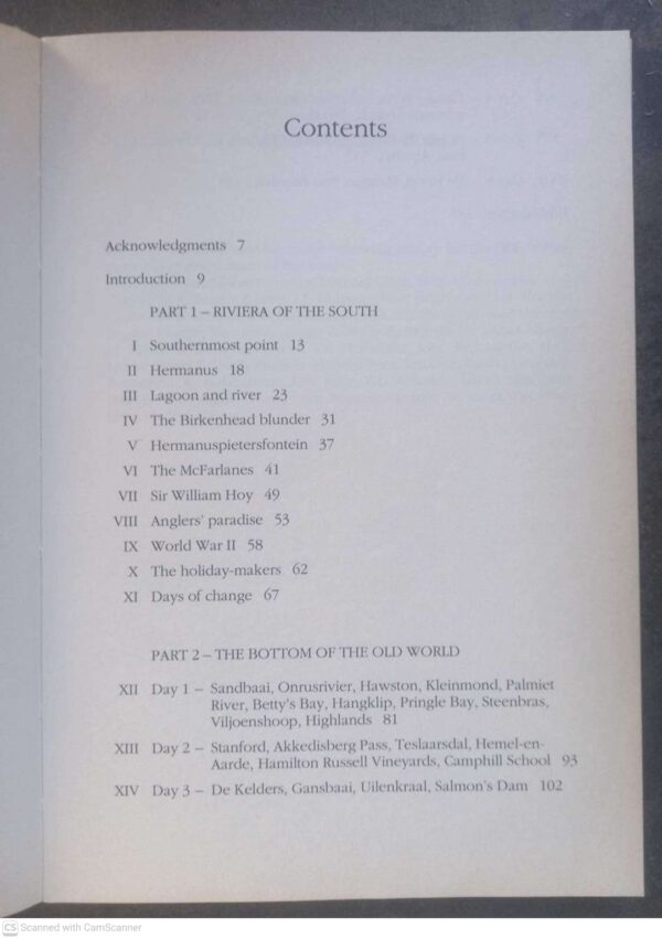 Hermanus: A Guide To The “Riviera Of The South” — Jose Burman *SIGNED* secondhand book