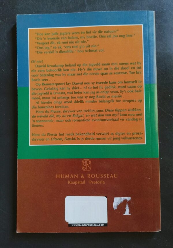 Ditsem, Dawid! – Hans Du Plessis secondhand book