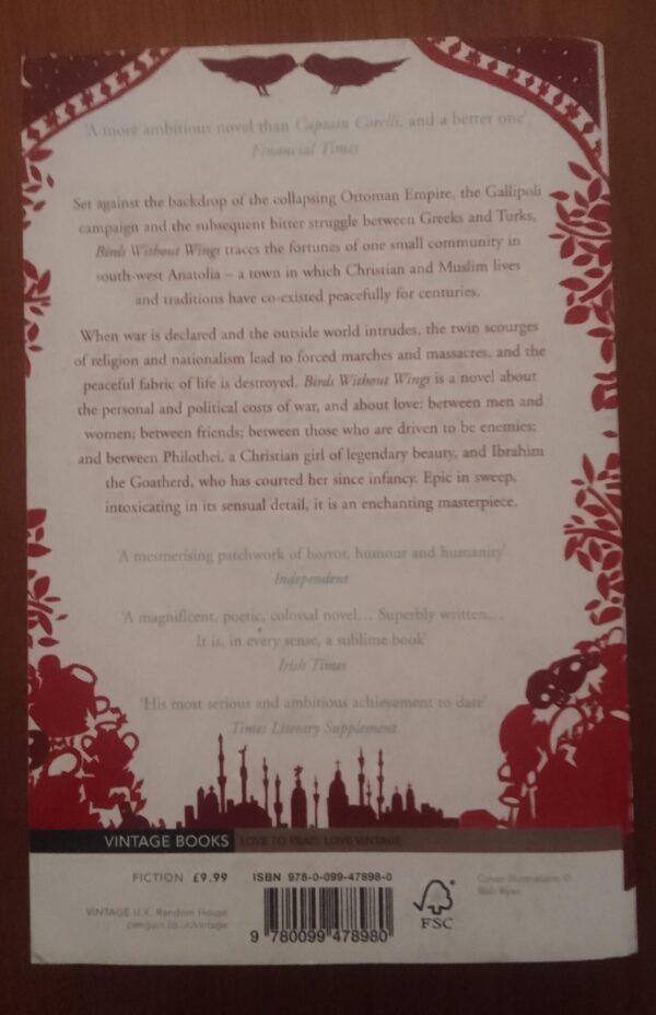 Birds Without Wings – Louis De Bernières secondhand book