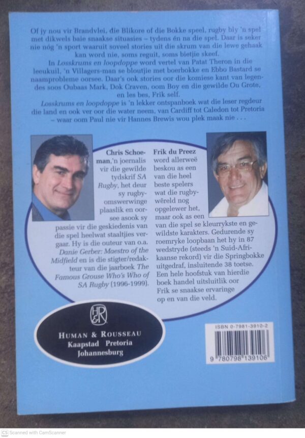 Losskrums En Loopdoppe — Chris Schoeman, Frik Du Preez secondhand book