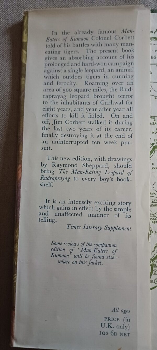 The Man-Eating Leopard Of Rudraprayag – Jim Corbett secondhand book