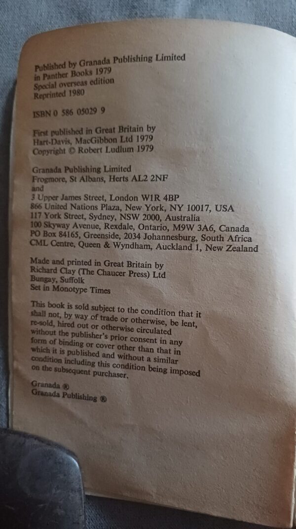 The Matarese Circle – Robert Ludlum secondhand book