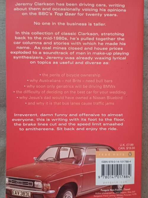 Clarkson On Cars – Jeremy Clarkson secondhand book