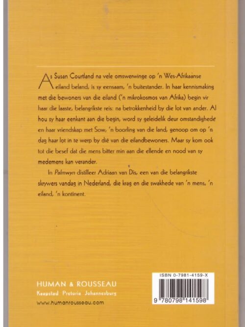 Palmwyn — Adriaan Van Dis secondhand book