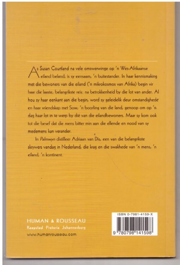 Palmwyn2 Palmwyn — Adriaan Van Dis secondhand book