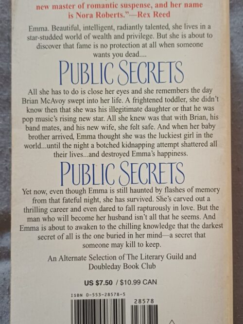 Public Secrets – Nora Roberts secondhand book