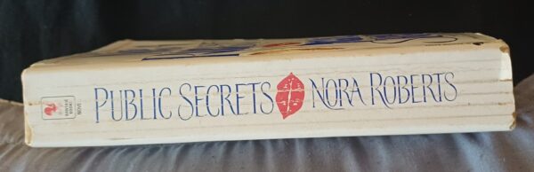 Public Secrets_spine Public Secrets – Nora Roberts secondhand book