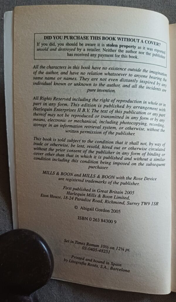 Her Surgeon Boss – Abigail Gordon secondhand book