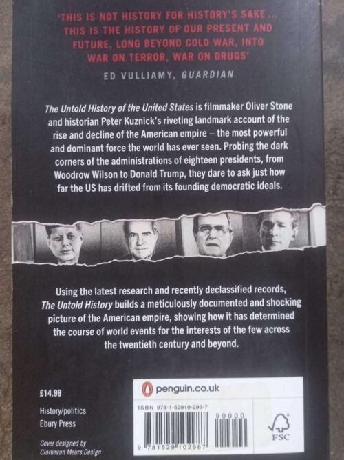 The Untold History Of The United States — Oliver Stone, ‎Peter Kuznick secondhand book