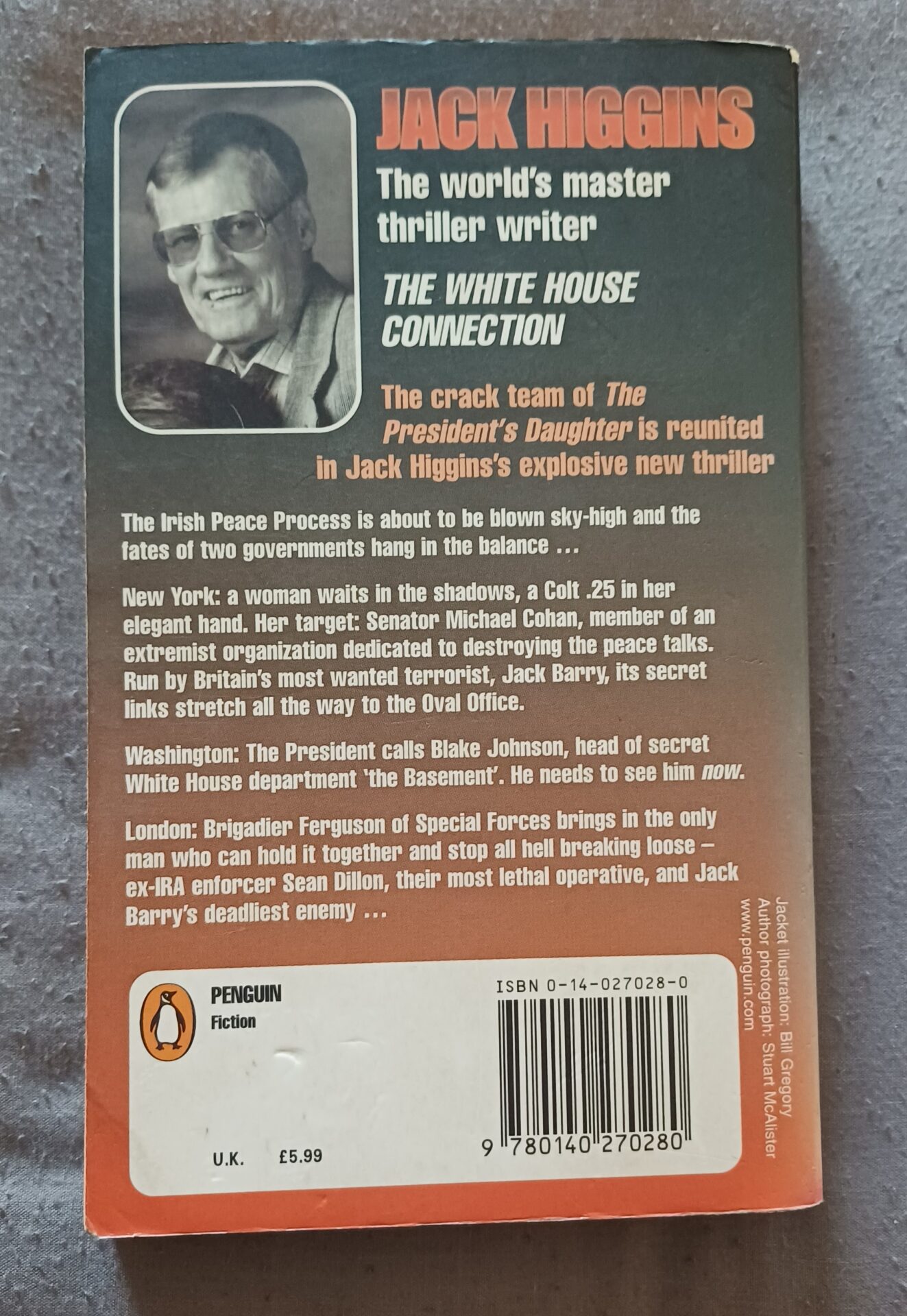 The White House Connection – Jack Higgins secondhand book