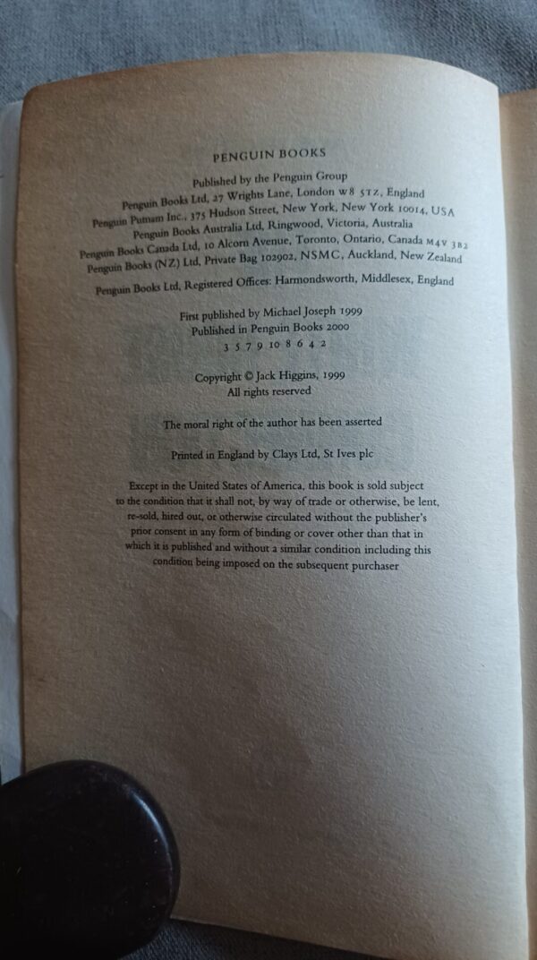 The White House Connection – Jack Higgins secondhand book