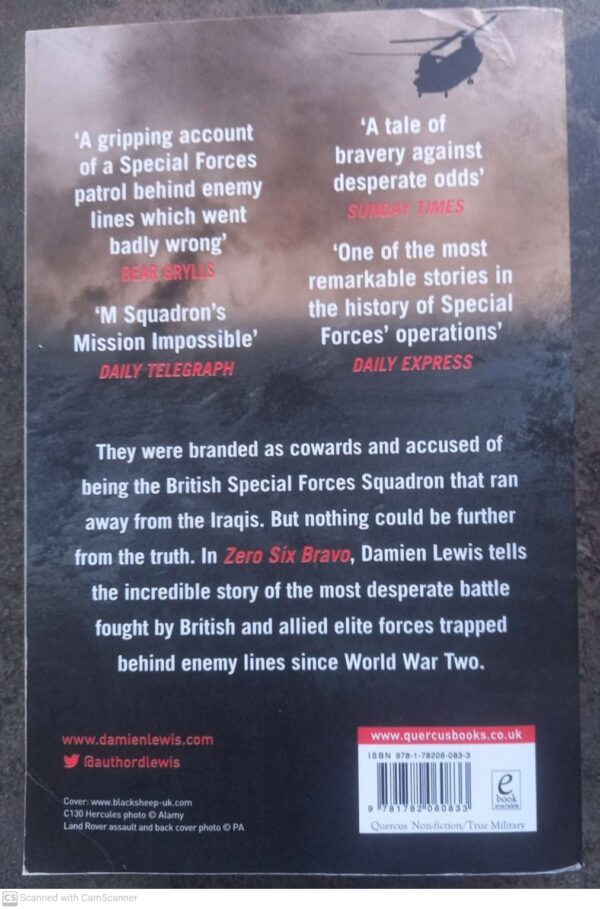 Zero Six Bravo – Damien Lewis secondhand book