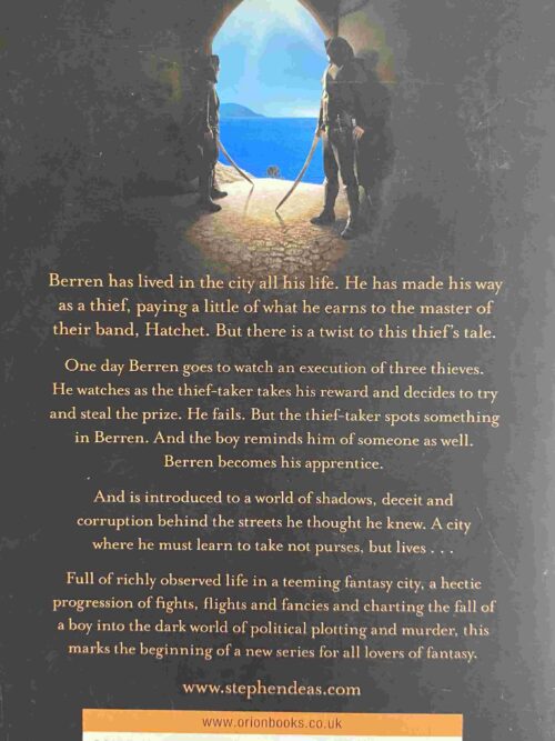 The Thief-Taker’s Apprentice – Stephen Deas secondhand book
