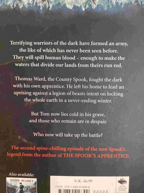 Spook’s: The Dark Army – Joseph Delaney secondhand book