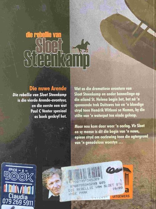 Die Rebellie Van Sloet Steenkamp – Paul C Venter secondhand book