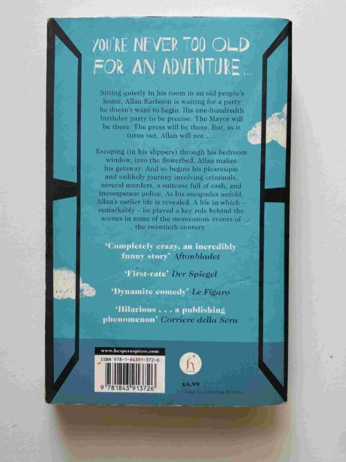 The 100-Year-Old Man Who Climbed Out Of The Window And Disappeared – Jonas Jonnason secondhand book