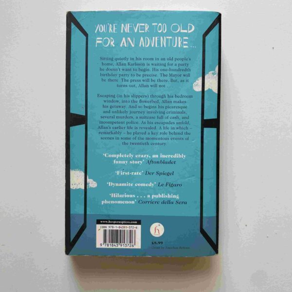 The 100-Year-Old Man Who Climbed Out Of The Window And Disappeared – Jonas Jonnason secondhand book