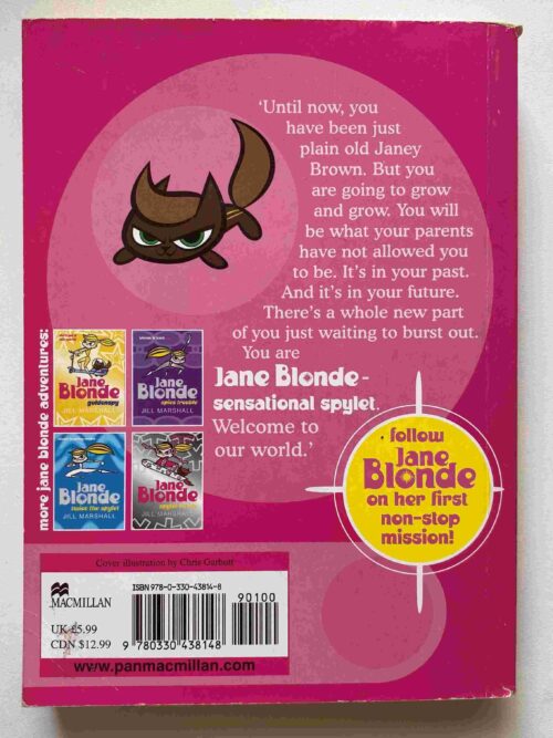 Jane Blonde: Sensational Spylet – Jill Marshall secondhand book