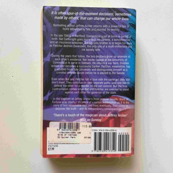 Sons Of Fortune – Jeffrey Archer secondhand book