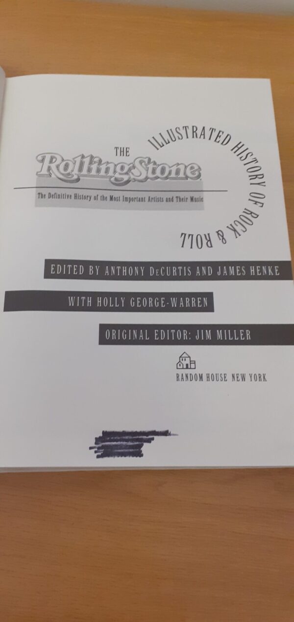 Rolling Stone Illustrated History Of Rock & Roll – Anthony DeCurtis, James Henke secondhand book