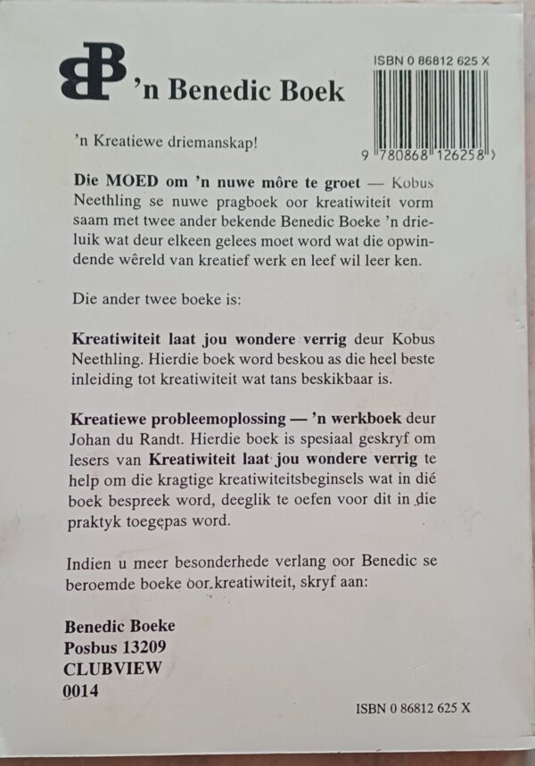 Die Moed Om ‘n Nuwe More Te Groet – Kobus Neethling secondhand book