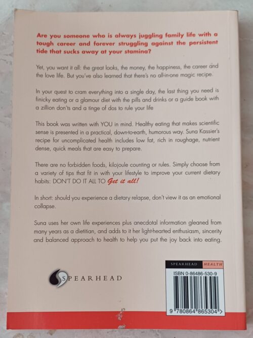 Don’t Do It All To Get It All – Suna Kassier secondhand book