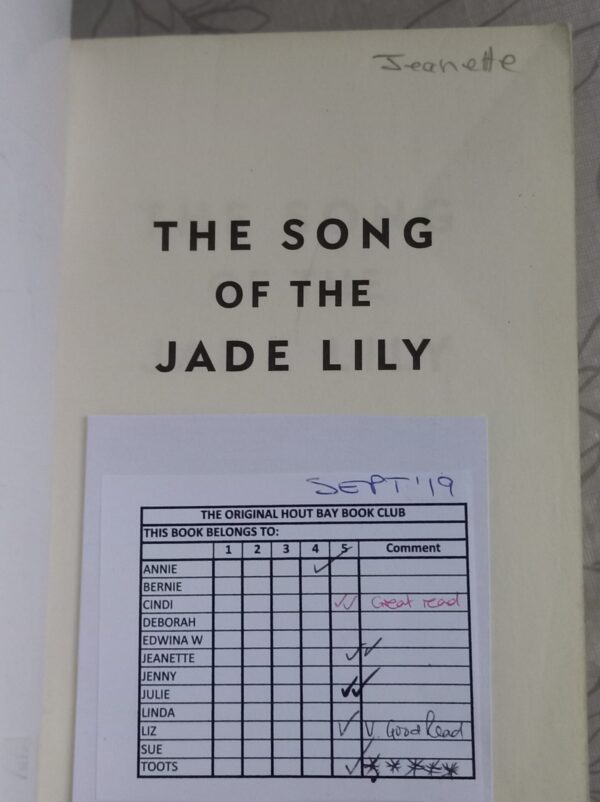 The Song Of The Jade Lily – Kristy Manning secondhand book