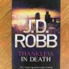 Thankless In Death – J.D. Robb secondhand book
