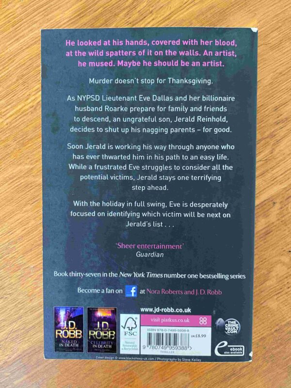 Thankless In Death – J.D. Robb secondhand book