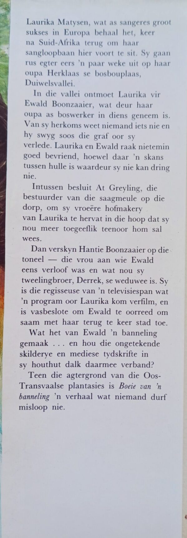 Boeie van ‘n banneling – Christo van der Merwe secondhand book