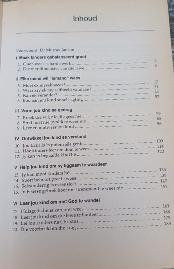 Ouerskap is nie kinderspeletjies nie – Arnold Mol secondhand book