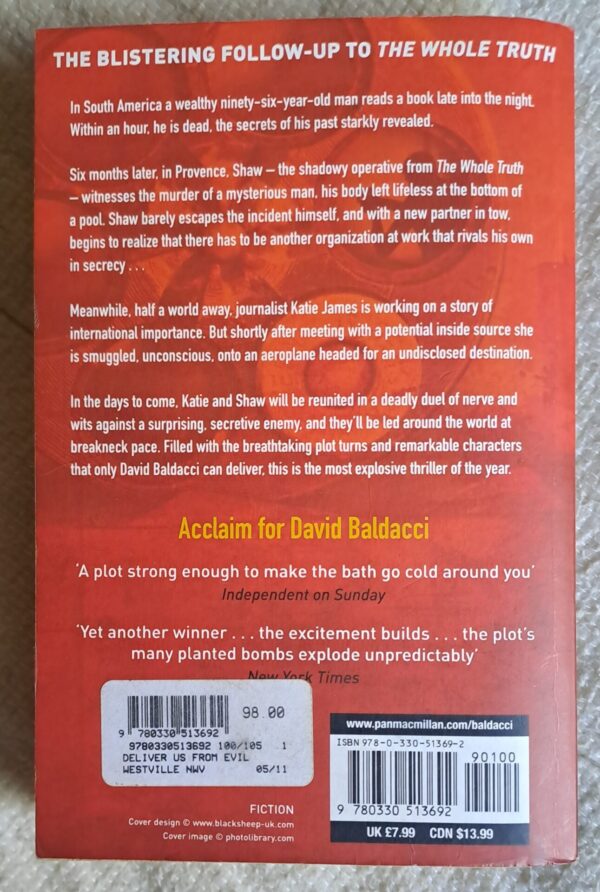 Deliver Us From Evil – David Baldacci secondhand book