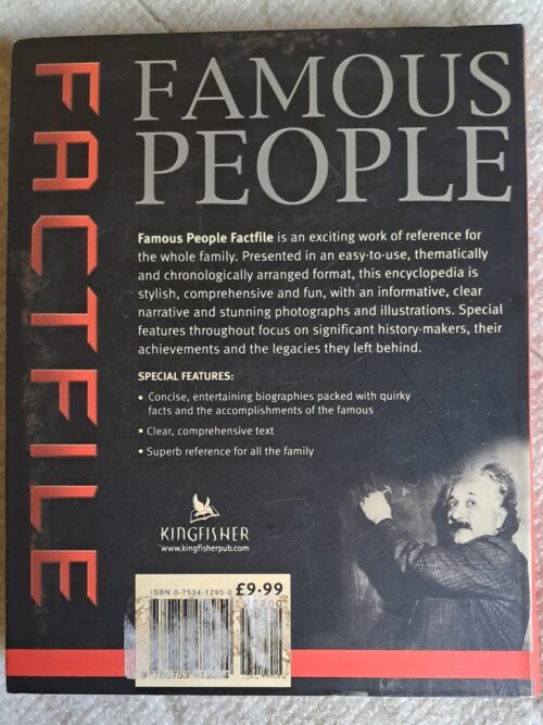Famous People Factfile – Kingfisher Publications secondhand book