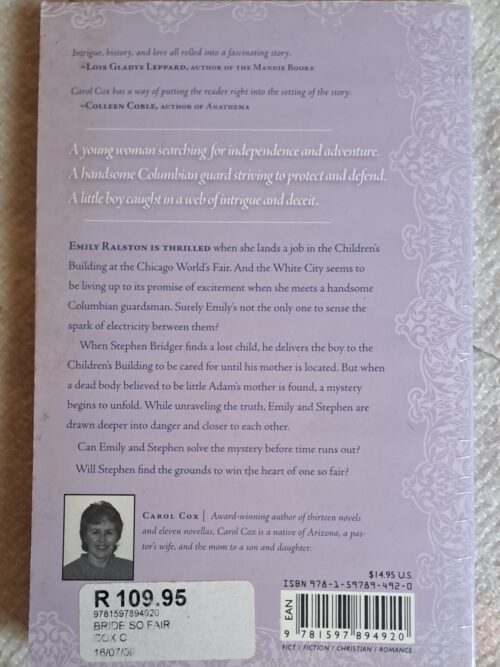 A Bride So Fair – Carol Cox secondhand book
