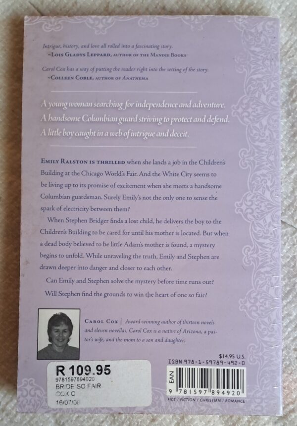 A Bride So Fair – Carol Cox secondhand book