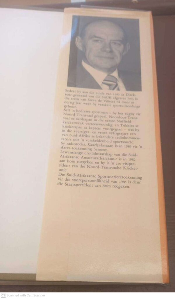 Kaviaar Vir ‘n Kameraad: Kantlynvertellinge Oor Sport — Steve De Villiers secondhand book