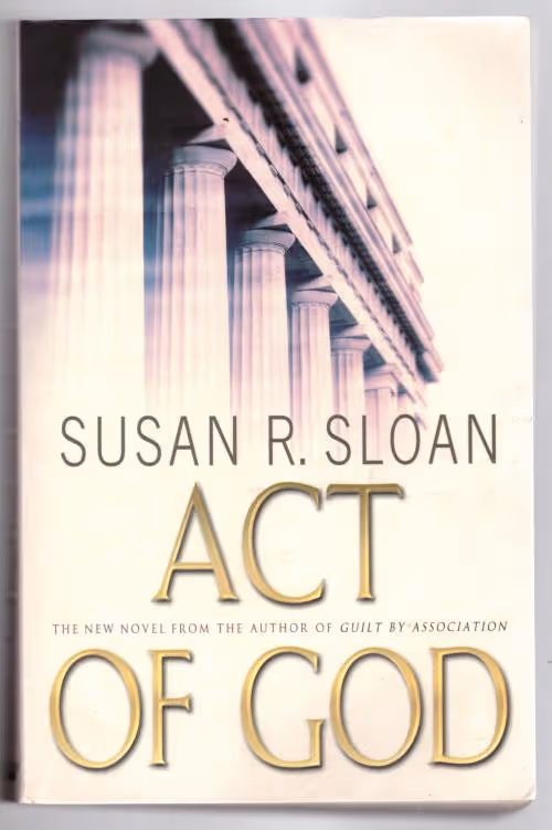 Act Of God — Susan R. Sloan secondhand book