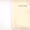 Act Of God — Susan R. Sloan secondhand book