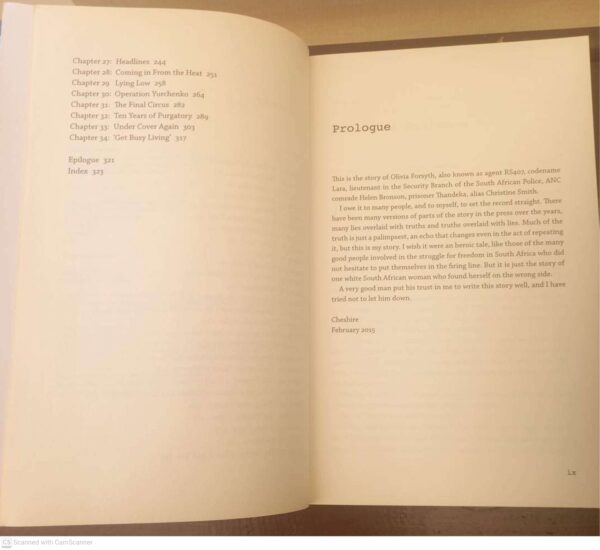 Agent 407: A South African Spy Breaks Her Silence — Olivia Forsyth secondhand book