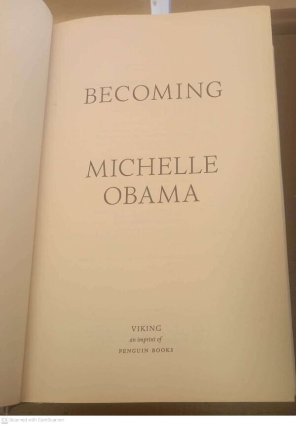 Becoming — Michelle Obama secondhand book