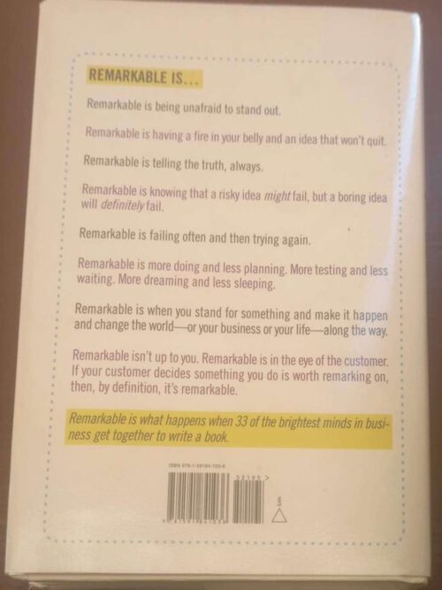 The Big Moo: Stop Trying To Be Perfect And Start Being Remarkable — Seth Godin secondhand book