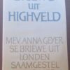 Briewe Uit Highveld — M.E.R secondhand book