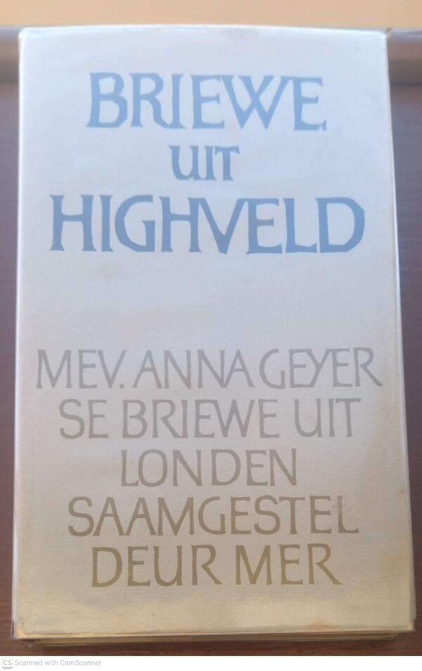 Briewe Uit Highveld — M.E.R secondhand book