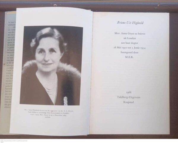 Briewe Uit Highveld — M.E.R secondhand book