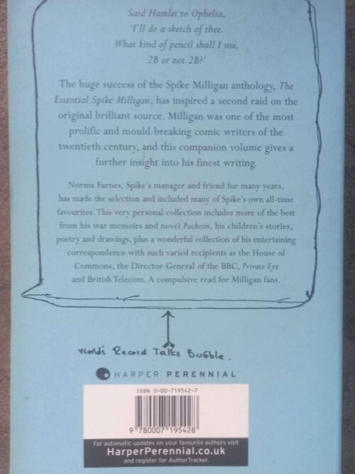 The Compulsive Spike Milligan – Norma Farnes secondhand book