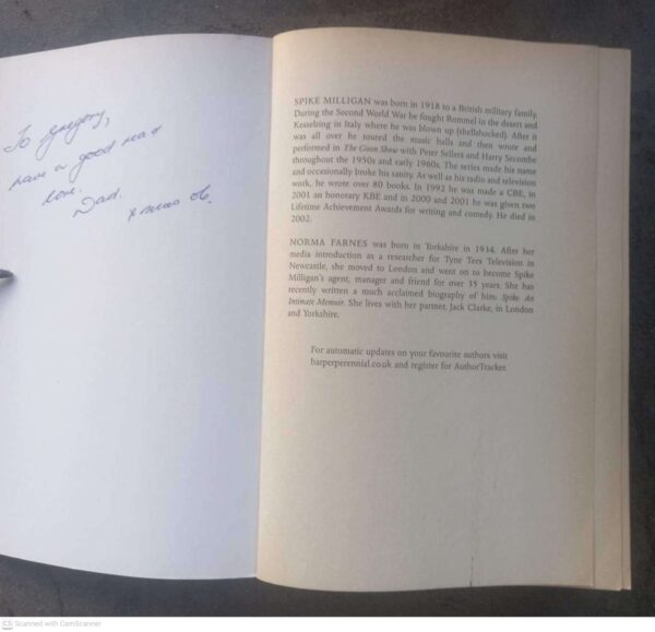 The Compulsive Spike Milligan – Norma Farnes secondhand book