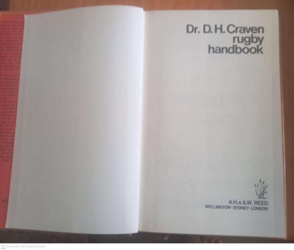Craven Rugby Handbook – D. H. Craven secondhand book