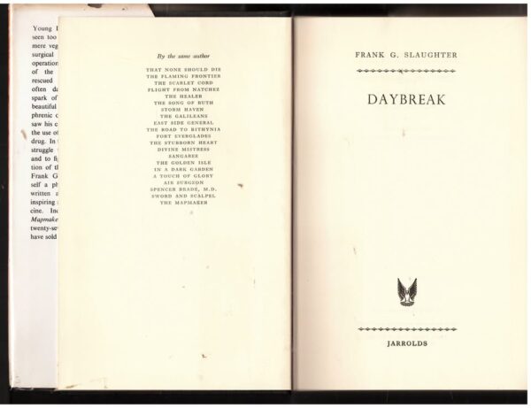 Daybreak — Frank G. Slaughter secondhand book