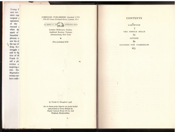 Daybreak — Frank G. Slaughter secondhand book